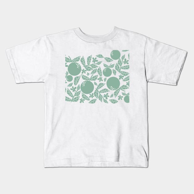 Floral print Kids T-Shirt by Evgenija.S